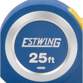 Estwing Cinta métrica resistente, 25 pies, doble cara