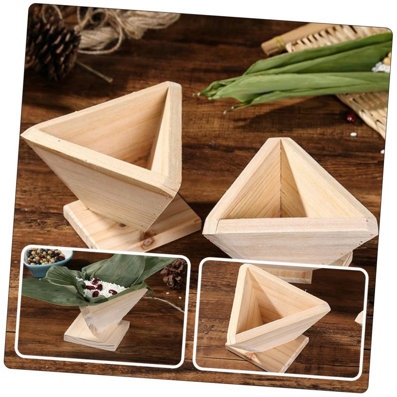 FUNOMOCYA Mold by Rice-Pudding Making Mold Wood Food Rice Ball