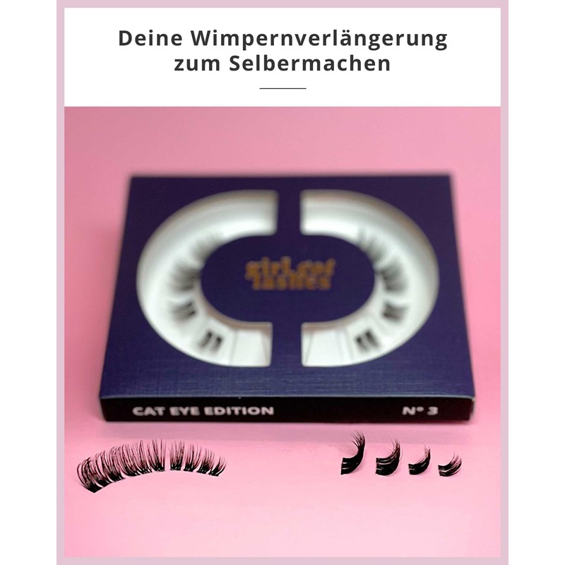 GirlGotLashes Mini Box Cat Eye Edition No. 3, Home Eyelash