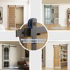 CCJH 6.6FT Heavy Duty Sturdy Sliding Barn Door Hardware Kit