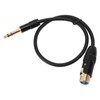 XLR to 6.35mm Cable Female to Male Gold Plated XLR