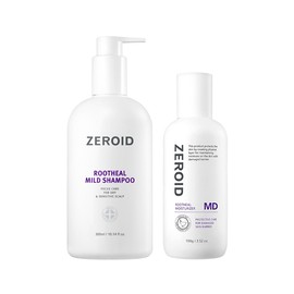 Zeroid Set Roothill Mild Shampoo + Roothill Moisturizer MD MD / 제로이드 세트 루트힐 마일드 샴푸 + 루트힐 모이스처라이저 엠디 MD