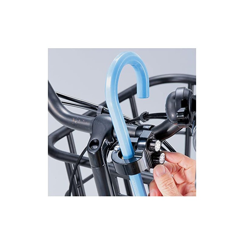 Kawasumi Seisakusyo Bicycle New Cycle Umbrella Lock KW-76BK Black