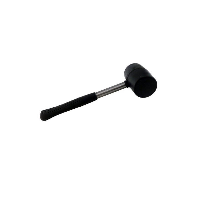 16oz Rubber Mallet With Steel Shaft - Heavy Duty Mallet