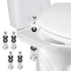 Universal Toilet Seat Hinge Bolts Kit, Heavy Duty Toilet Bolts,