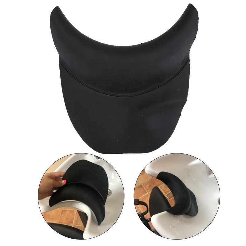 Barber Shop Silicone Hair Wash Curved Pillow Shampoo Neck Rest