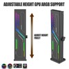 Black Graphics Card Support Bracket ARGB VE180-Black, GPU Stand Brace