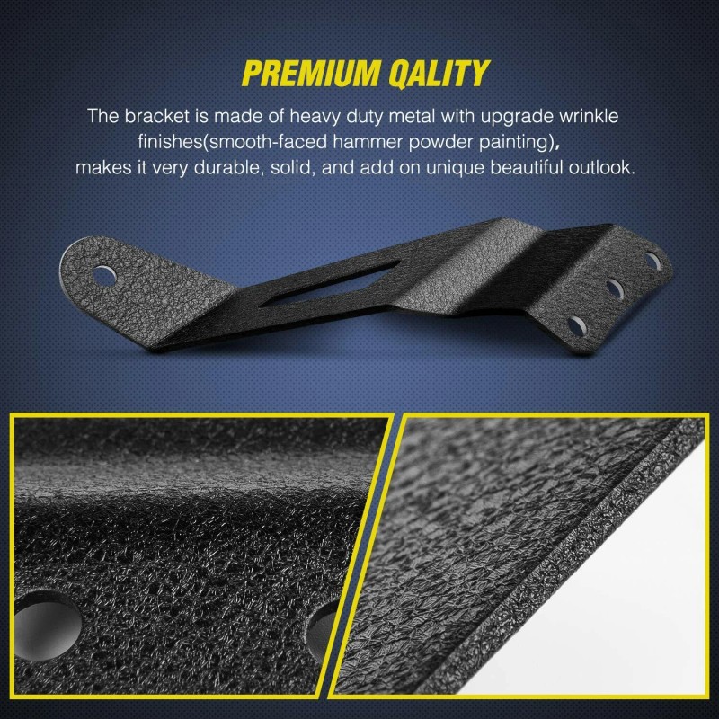 Nilight 2PCS Brackets for 50Inch Curved LED Light Bar fit