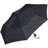 Knirps Slim Duomatic Domino Pocket Umbrella Open-Close Black