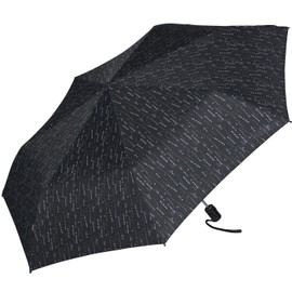 Knirps Slim Duomatic Domino Pocket Umbrella Open-Close Black