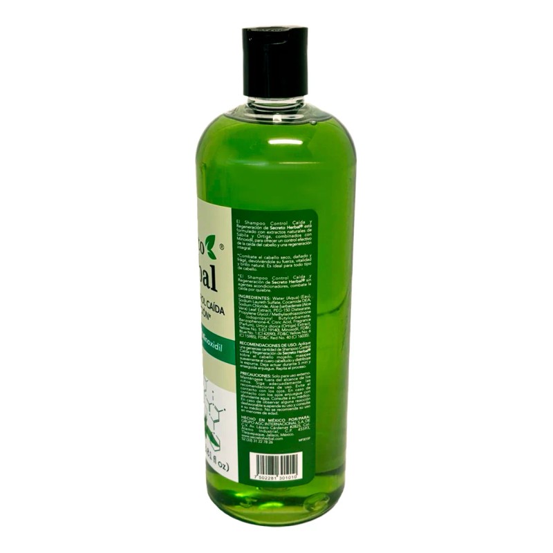 Secreto Herbal Shampoo Familiar Sábila Orgánica 1l