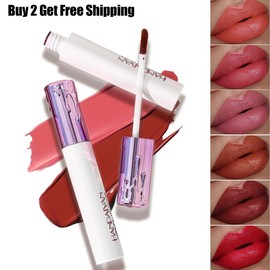 Handaiyan Vibrant Hydrating Lip Satin Lipstick - Long-Lasting,Waterproof & Lightweight Lip Gloss - All-day Wear With Zero Touch-ups Makeup White Springtok - Color: 05#