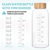 RNCKUUE 1 Liter Glass Water Bottles - 32 oz Large