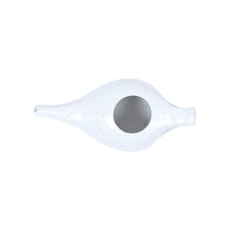 WHOLELIFEOBJECTS Leak Proof Durable Porcelain Ceramic Neti Pot Hold 300