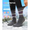 SIMIYA 5 Pairs Winter Socks Women Warm Merino Wool Sock