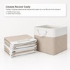 11x11 Inch Cube Storage Bins, 8 Pack Collapsible Fabric Storage
