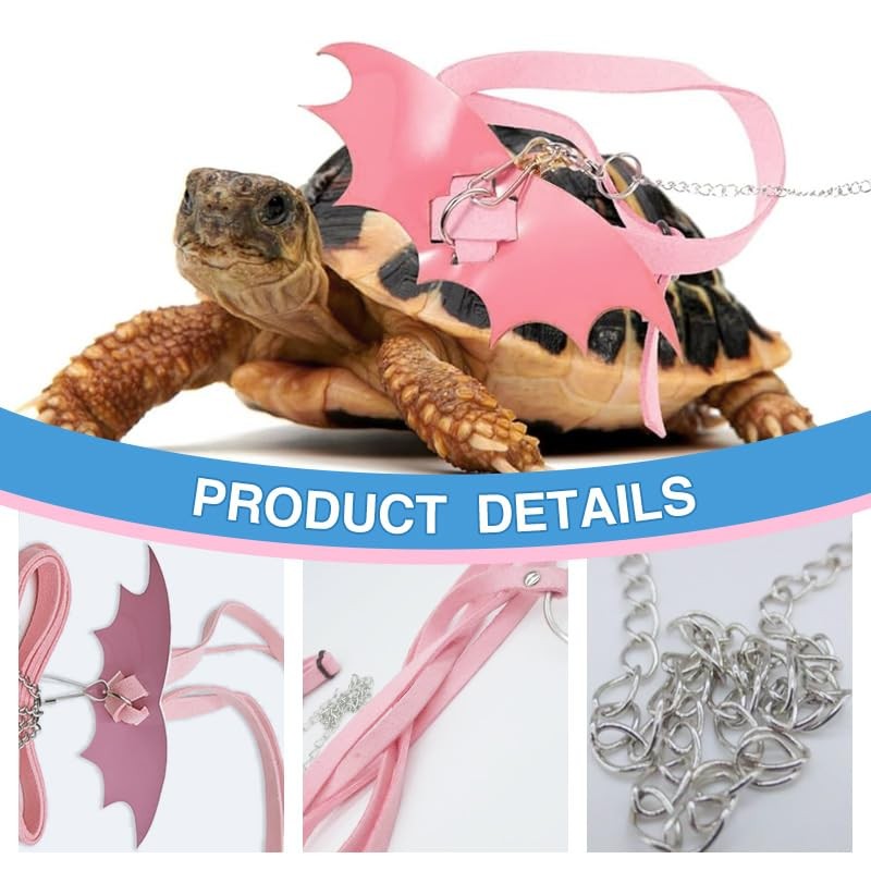 hokable Turtle Harness and Leash with Wings- Harness Strap Chest