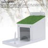 Squirrel Feeder, Solid Structure Weather Proof Metal Squirrel Feeding Box