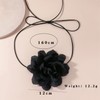 Flower Choker Bohemian Flower Rose Choker Necklace Flower Necklaces for