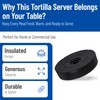 Carlisle FoodService Products Jumbo Server Tortilla Server with Insulated Lid