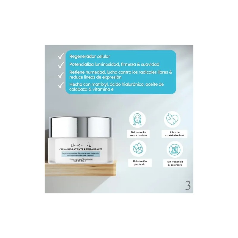 Mini Set Facial Restaurador | Piel Seca | She Is