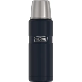 THERMOS Stainless King Botella compacta aislada al aspiradora, 16 onzas, azul medianoche