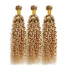 Giginger P27/613 Blonde Jerry Curly Human Hair Bundles 24 26