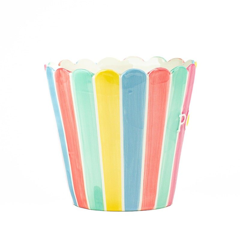 10 Strawberry Street Popcorn Bucket, Set of 2