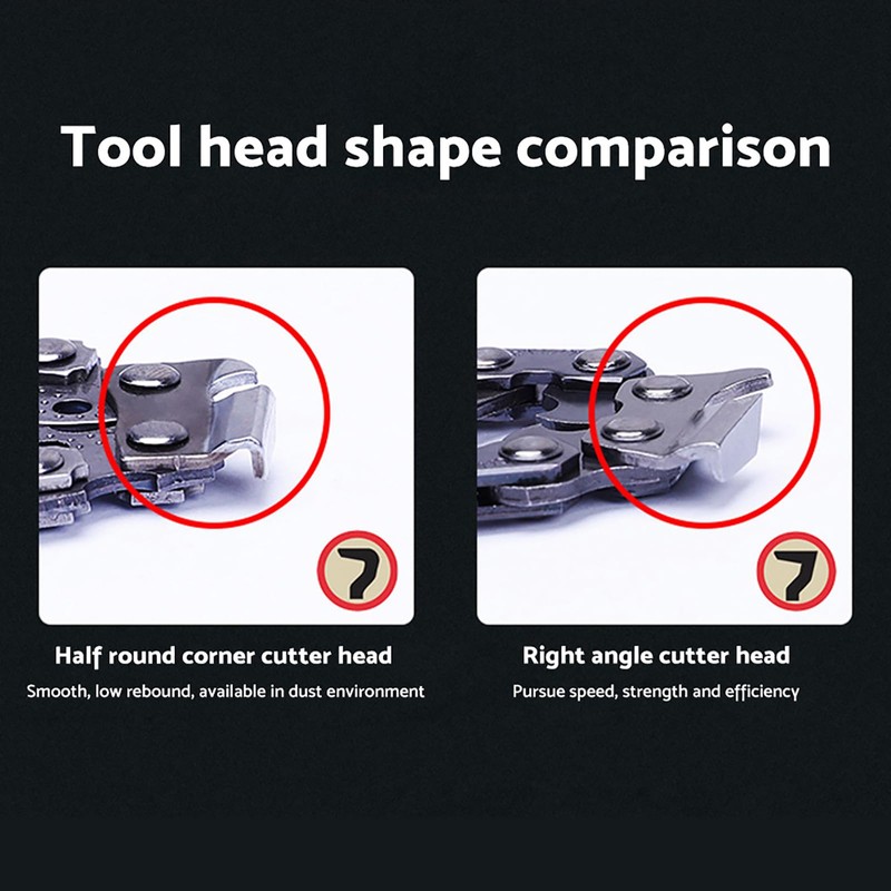 3PCS 3/8 .043 40DL Chainsaw Chains 10" Replacement Suitable for