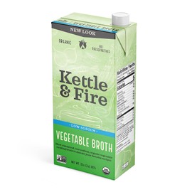 Kettle and Fire Vegetable Bone Broth 32.0 oz (Pack of 8)