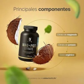Citrato De Magnesiopotasio 240 Caps. Magpot Citrate B Life Sabor Sin sabor                                                                            