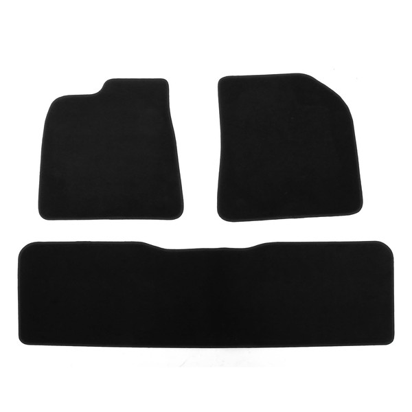 IKON MOTORSPORTS, Nylon Car Floor Mats Compatible with 2022-2025 Lucid