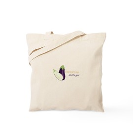 CafePress Eggplant Parmesan Tote Bag Natural Canvas Tote Bag, Reusable Shopping Bag