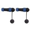 2Pcs SD16 IP68 Waterproof Aviation Connector SD16 Female Plug Male