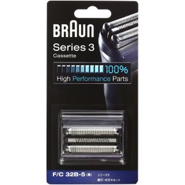 [Genuine Product] Brown Shaver Series 3 F/C32B-5 with Integrated Mesh Blade and Inner Blade Cassette, Black