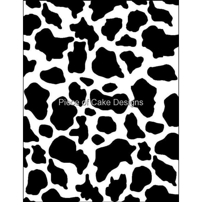 1/4 Sheet ~ Traditional Cow Print Background ~ Edible Cake/Cupcake Topper - D293