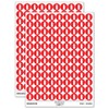 Fire Extinguisher Solid 200+ Round Stickers - Matte Finish -