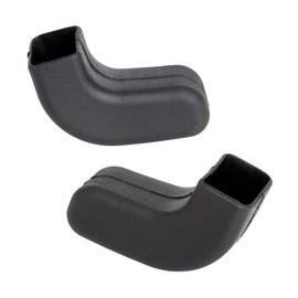 Phamyor Black Factory Bumper Tow Hook Covers Fit for Jeep Wrangler JK JL & Gladiator JT 2007-2023 Front Bumper, Add Cushioned Grip to Tow Strap Recovery, Protect from Scuffs and Scratches, 2Pcs