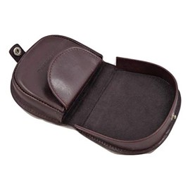 Mala Leather Odyssey Coin Tray Purse – Genuine Leather – Outer Clip Fastening – Compact Design with Internal Pocket – 10 x 8 x 2 cm – Brown