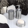 Brushed Aluminum Bath Tumbler Cup Holder or Toothbrush Holder NOUMEA
