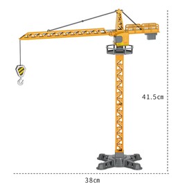 1:50 Scale Diecast & Plastic Adult RC Tower Crane Otomodachi Realistic Construction Vehicle Toy (816 Crane Tower Alloy, Color Box 10.2 oz (290 g)