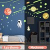 849 Piezas Estrellas Fluorescentes para Techo Pegatinas Luminosas Decorativas Decoraciones