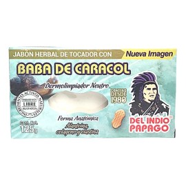 Del Indio Papago Jabón Facial Baba De Caracol Del Indio Papago 125g Pack 10