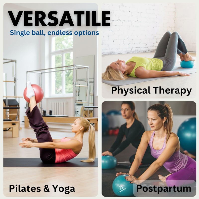 ProBody Pilates Exercise Balls Physical Therapy - 9 Inch Small