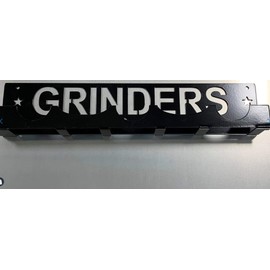 PBR Products 4 1/2" Angle Grinder Holder - Storage Rack - Compatible with DeWalt Milwaukee Makita 1/8" steel Made in USA