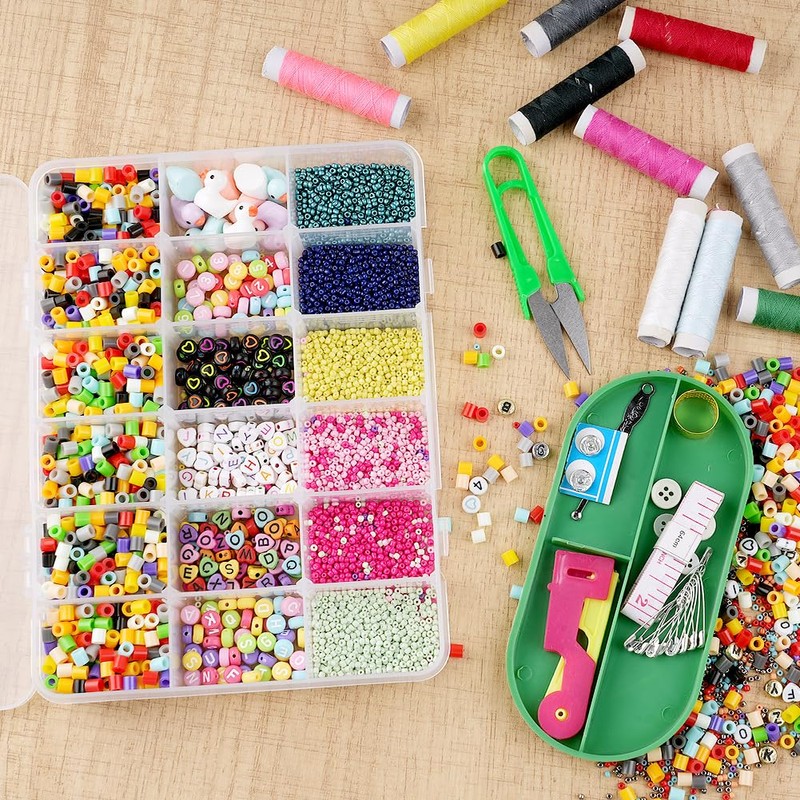 HOTUT 2 Pcs Snack Box with Compartments, Snack Box with