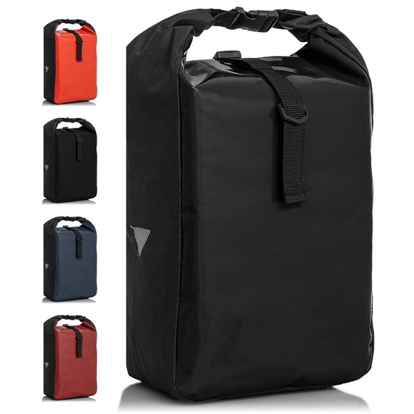Büchel 81516012 Black Tarpaulin Bicycle Luggage Rack Storage Bag