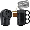 50 Amp Female 6-50P Plug & 6-50R Receptacle Set for