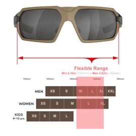 HUNTERSKY HTS Q37 anti fog polarized Tactical hunting Shooting sunglasses Military Grade Ballistic Impact Protection eye pro, Golf Motorcycle riding running driving Gun Range outdoors