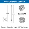 Ceiling Fan Pull Chain Extender, 24-inch Extra Long with Decorative